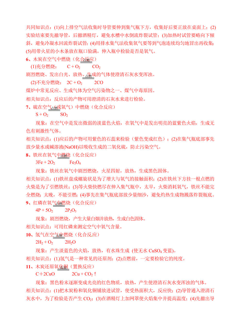 2023年中考化学必背化学方程式总结_第2页