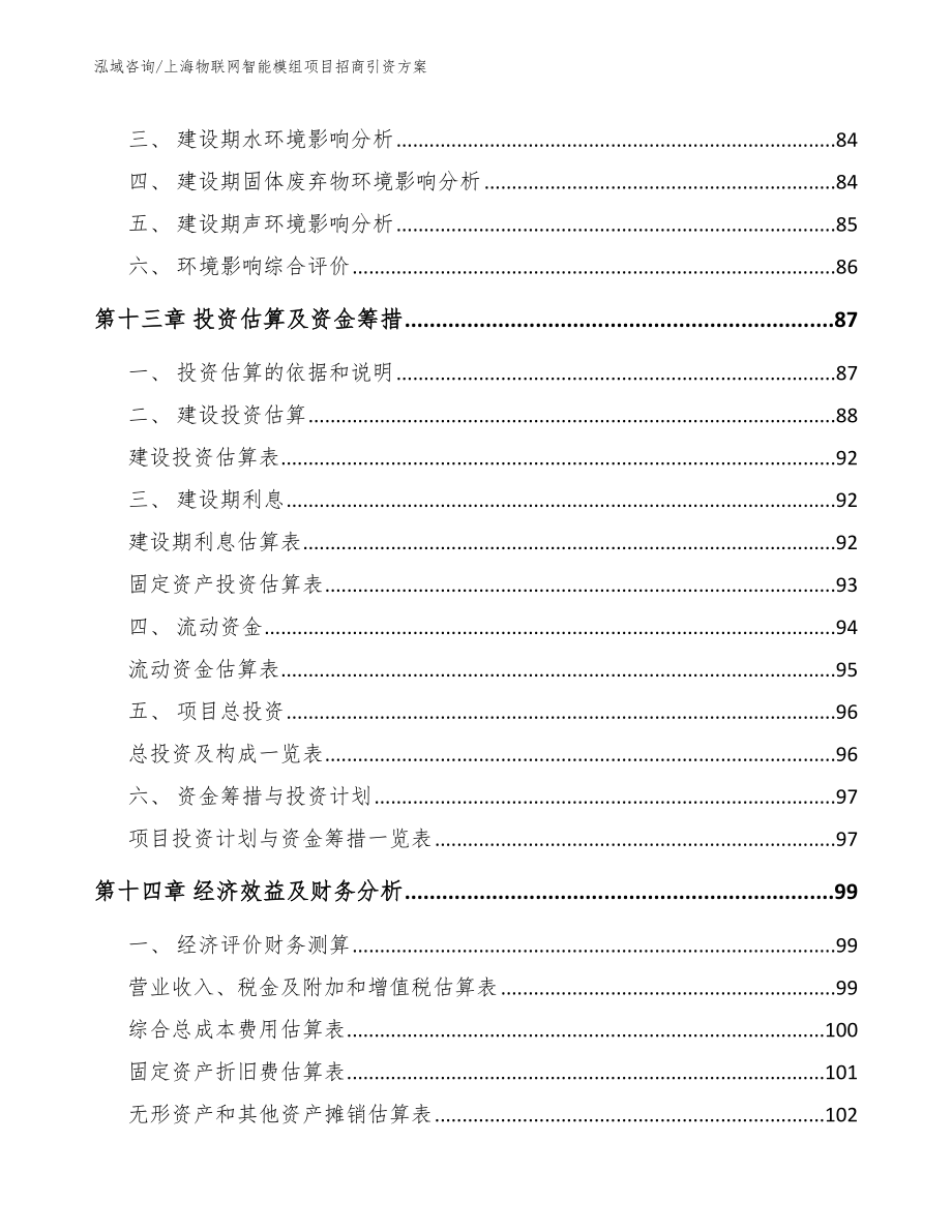 上海物联网智能模组项目招商引资方案_第4页