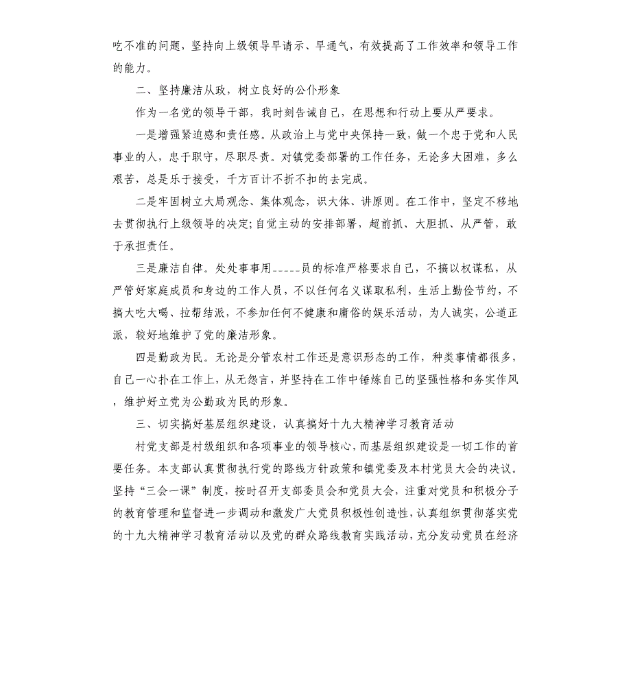 2020年村党总支书记述职报告_第2页