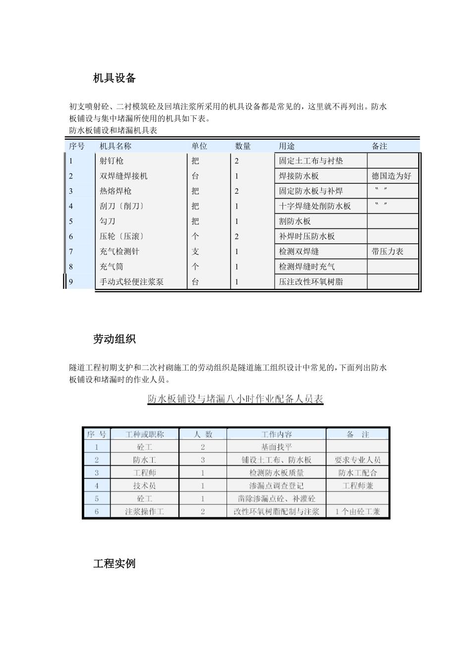 xx人行隧道防水工程施工工法_第2页