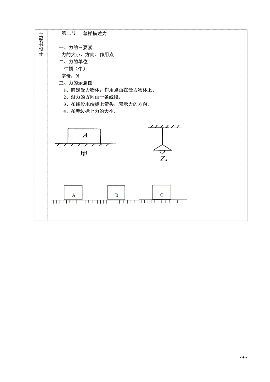 怎样描述力(教案).doc_第4页