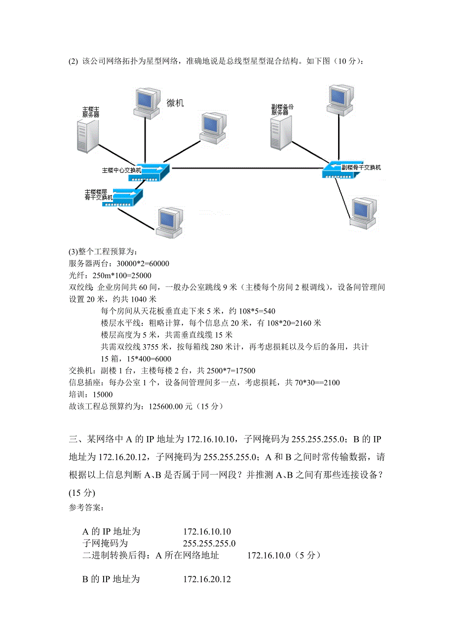 企业信息管理师考试试卷(技能部分)_第4页