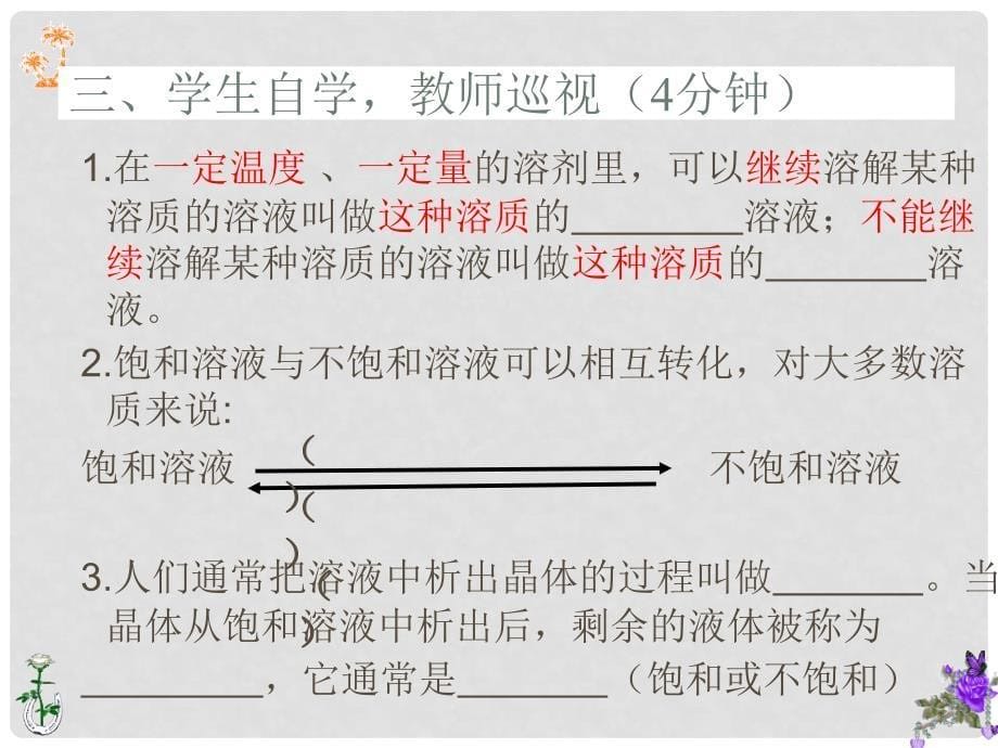 河南省濮阳市南乐县城关镇初级中学九年级化学下册 9.2 溶解度课件（1） 新人教版_第5页