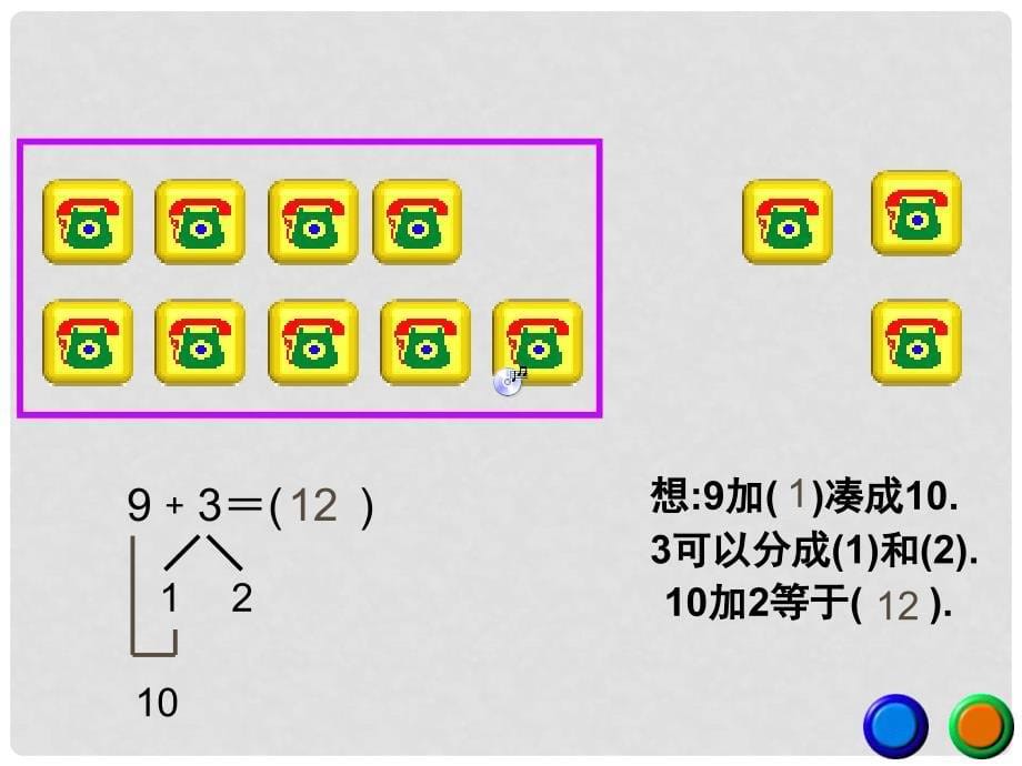 一年级数学上册 9加几课件（新版）新人教版_第5页