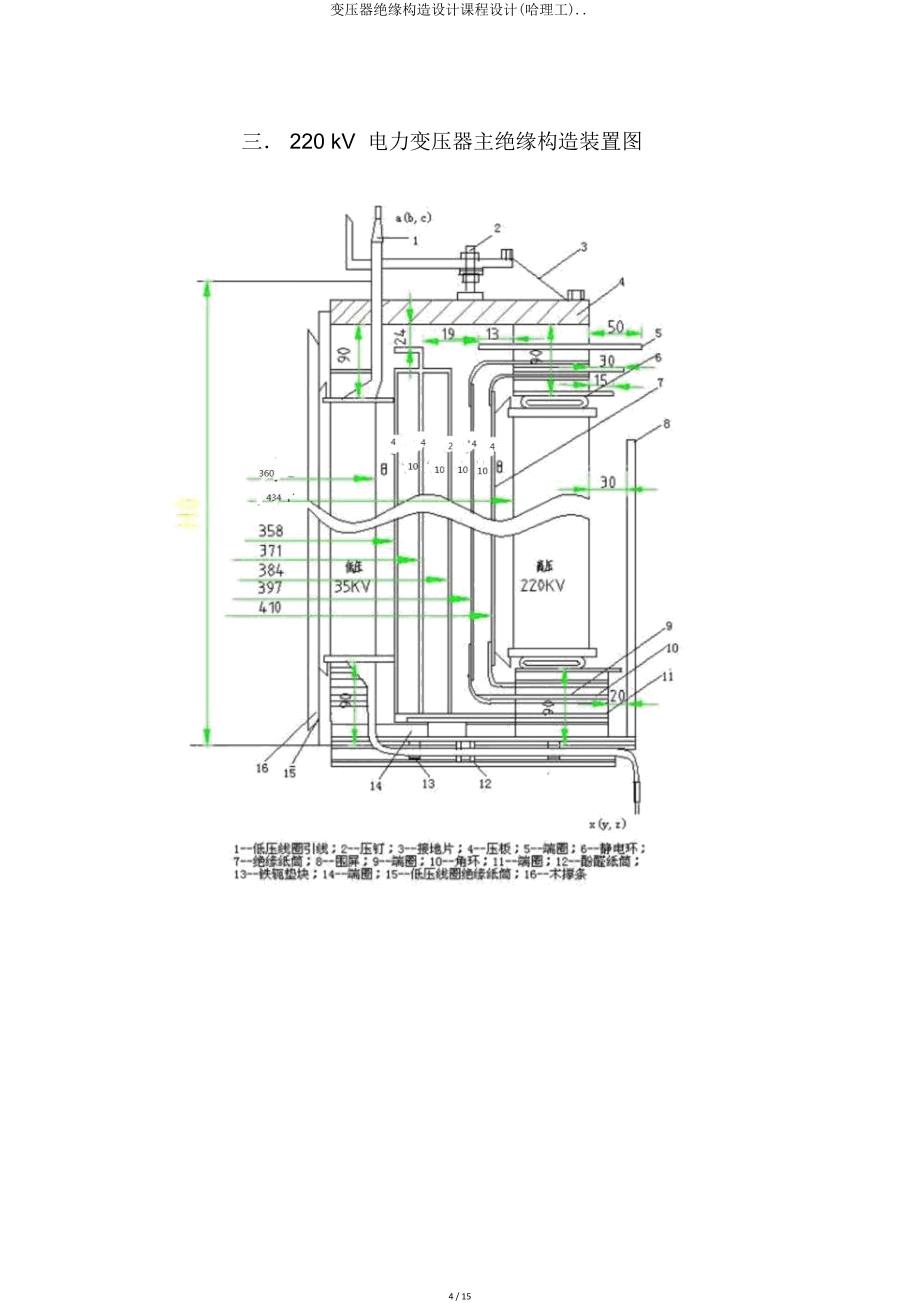 变压器绝缘结构设计课程设计(哈理工).doc_第4页