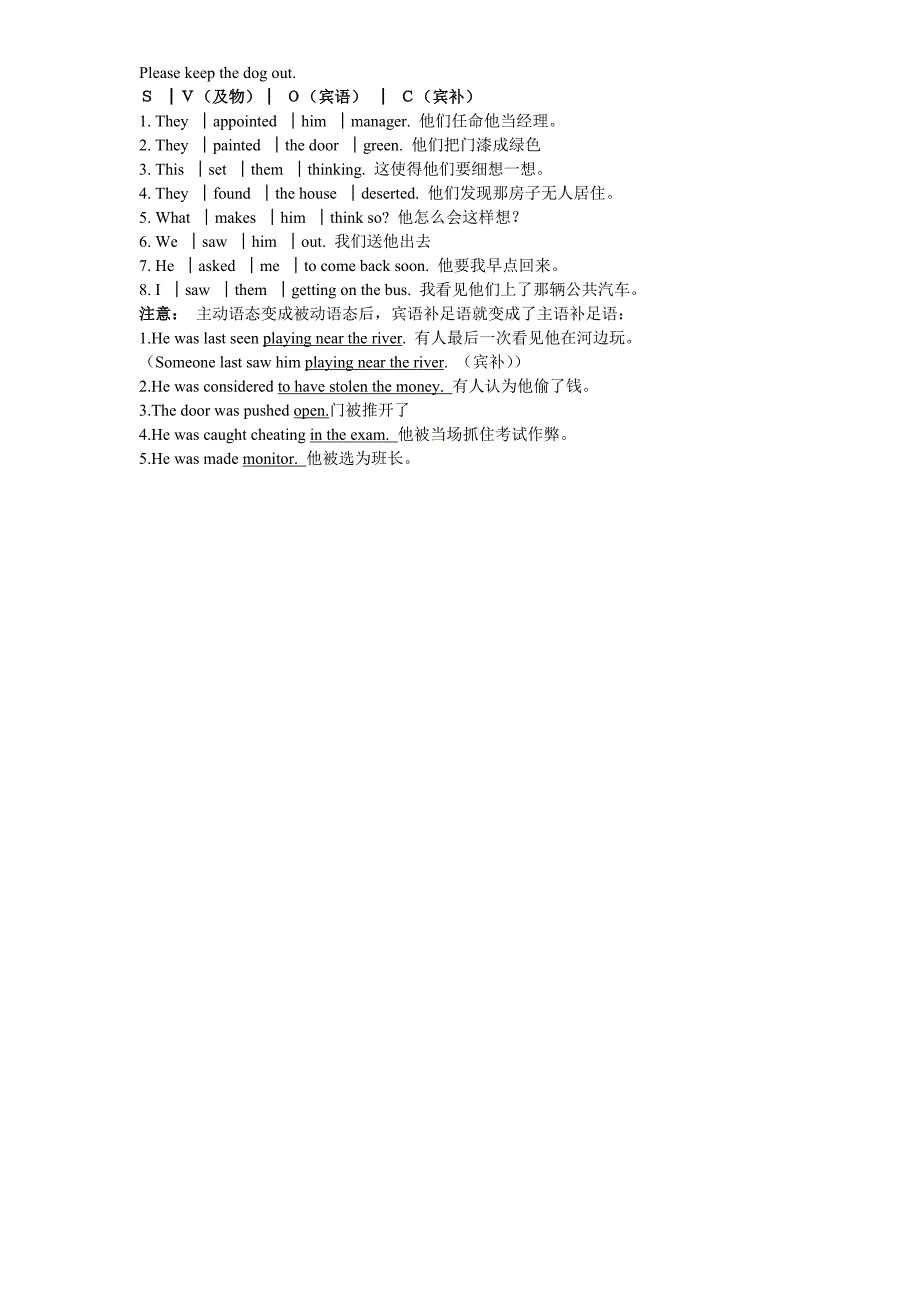 高中英语语法-句子成分和基本句子结构_第4页