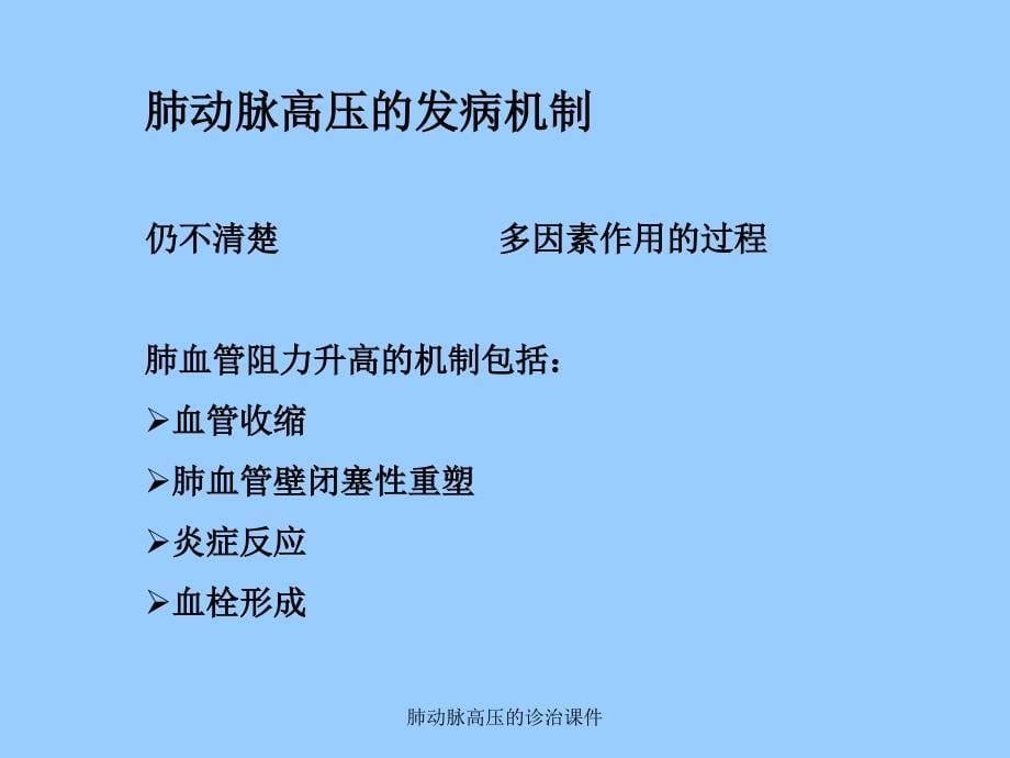 肺动脉高压的诊治课件_第5页