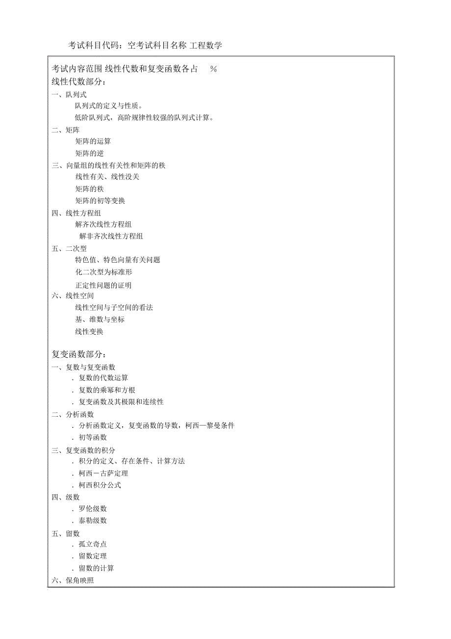 哈工程考研四系考试大纲_第5页