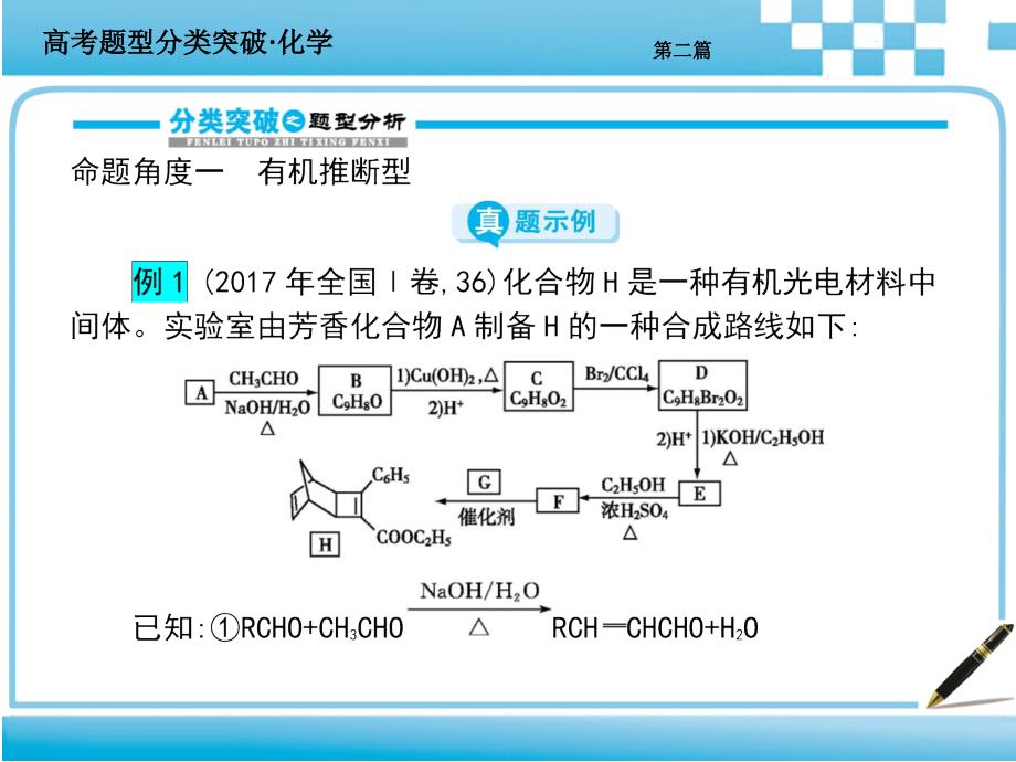 高考化学分类突破第二篇主题十二有机合成与推断_第2页