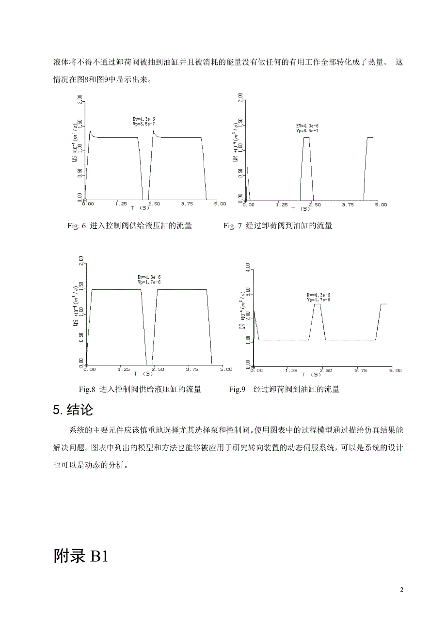 外文翻译--对转向装置液压伺服系统的动态仿真_第3页