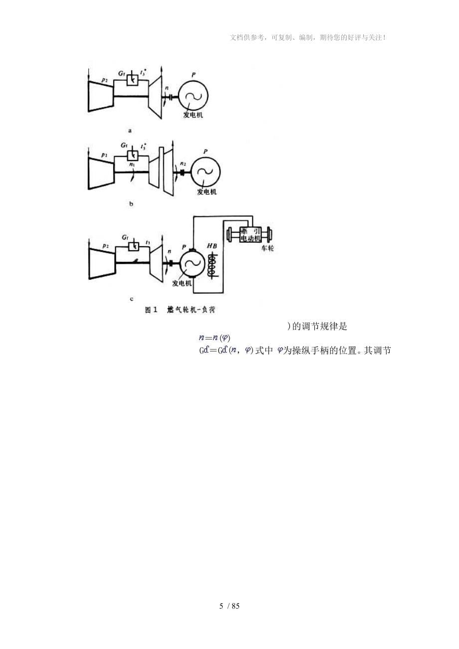 燃气轮机的控制系统包括调节系统_第5页