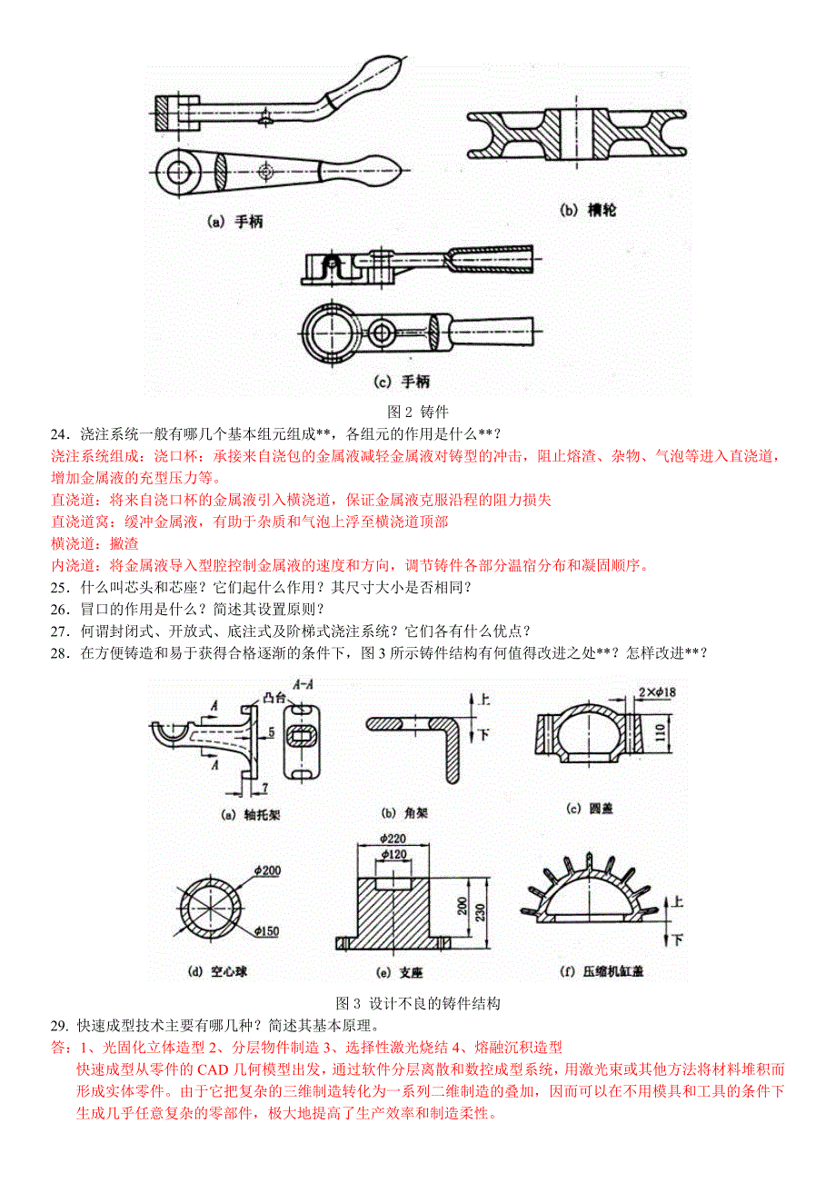 材料成型基础复习题_第4页