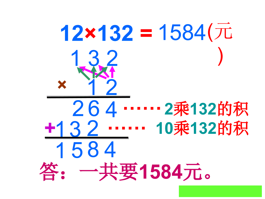 四年级数学上册课件4.三位数乘两位数的笔算11人教版共13张PPT_第4页