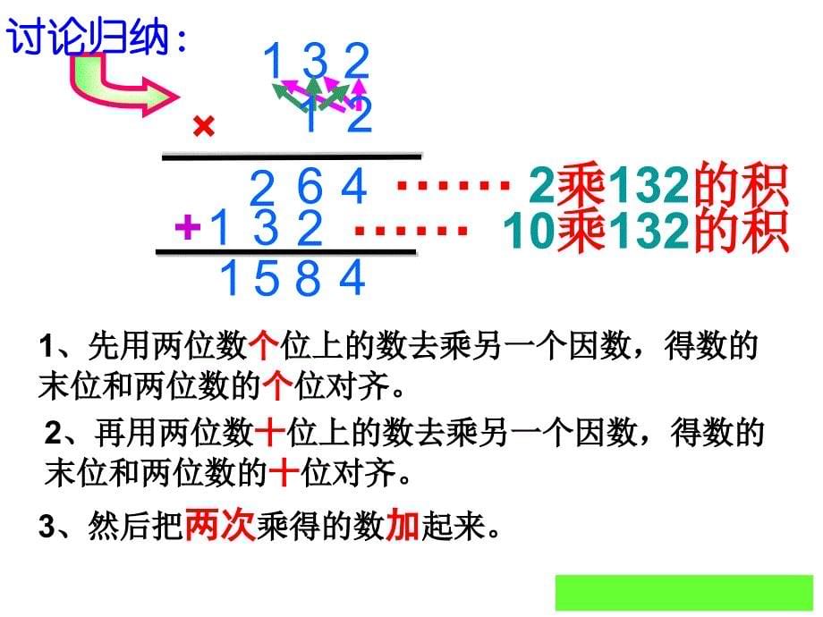 四年级数学上册课件4.三位数乘两位数的笔算11人教版共13张PPT_第5页