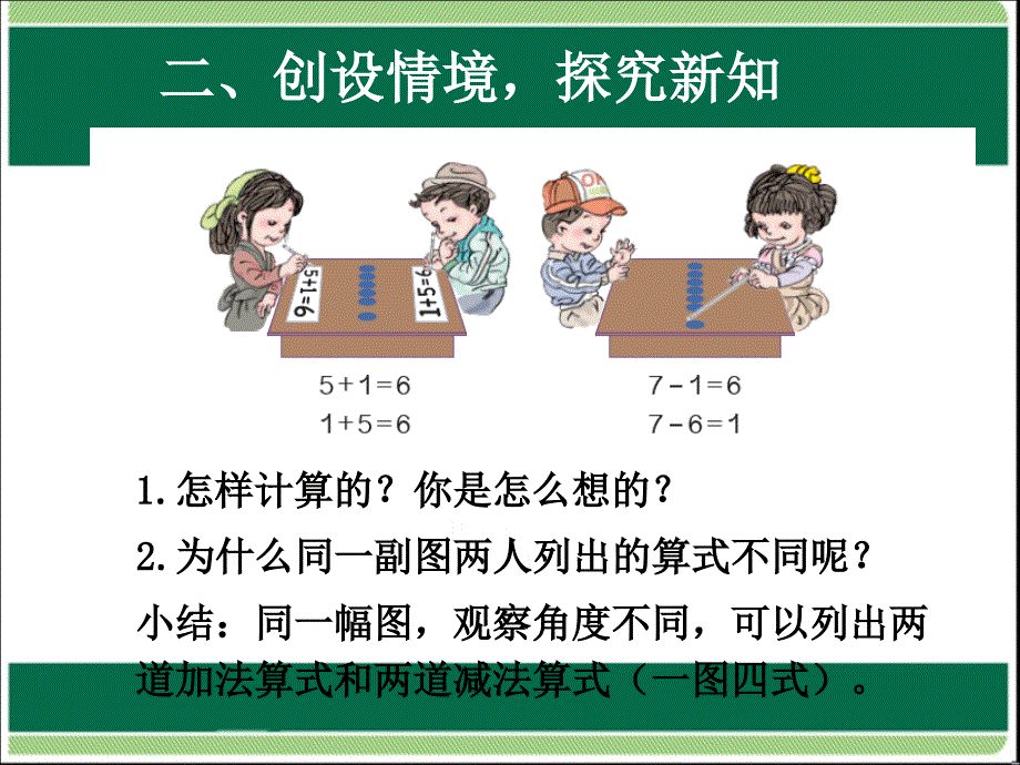 一年级上册数学课件－5.26和7的加减法 ｜人教新课标 (共9张PPT)_第3页