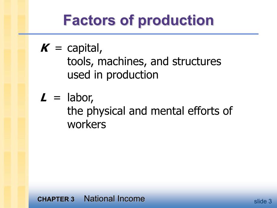 宏观经济学英文教学课件：chapter03 National Income Where it Comes From and Where it Goes_第4页