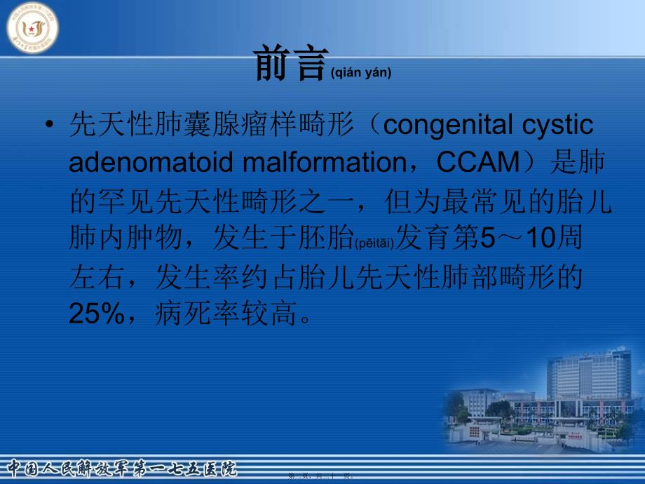 医学专题—先天性胎儿肺囊腺瘤模板_第2页