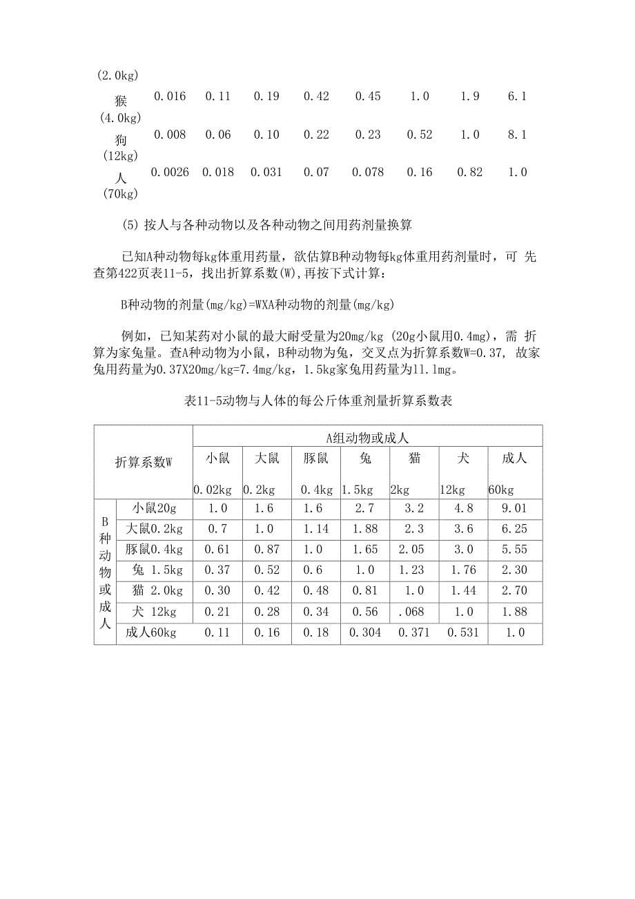 给药剂量换算_第5页