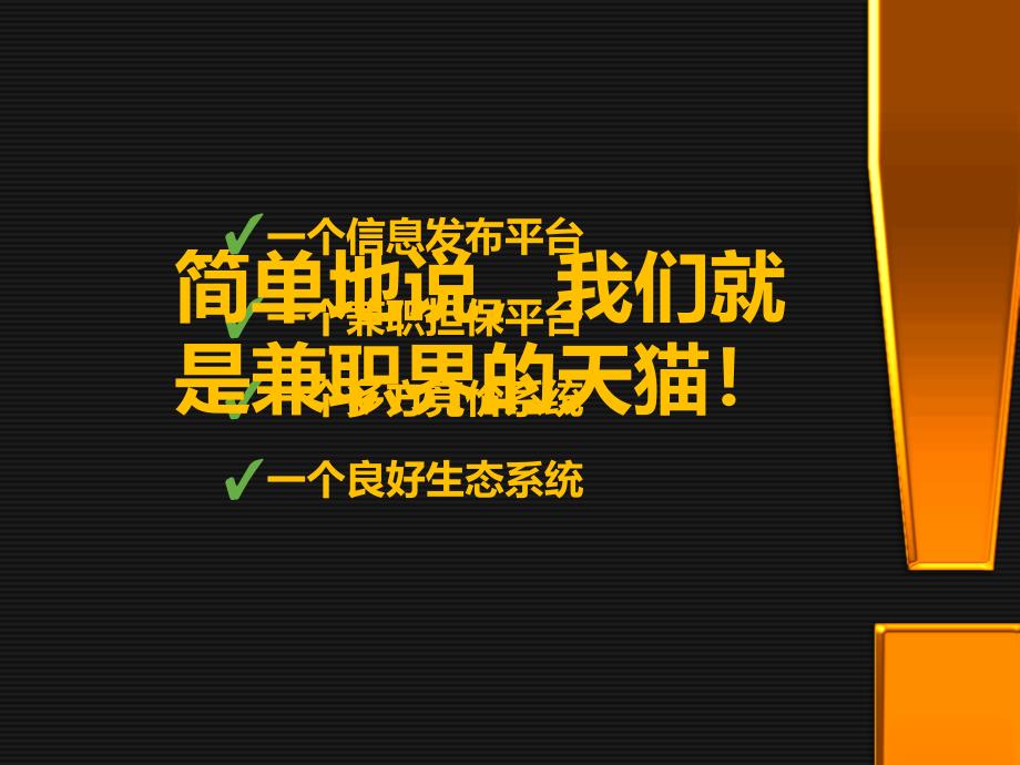 兼职网项目创业计划书ppt_第3页