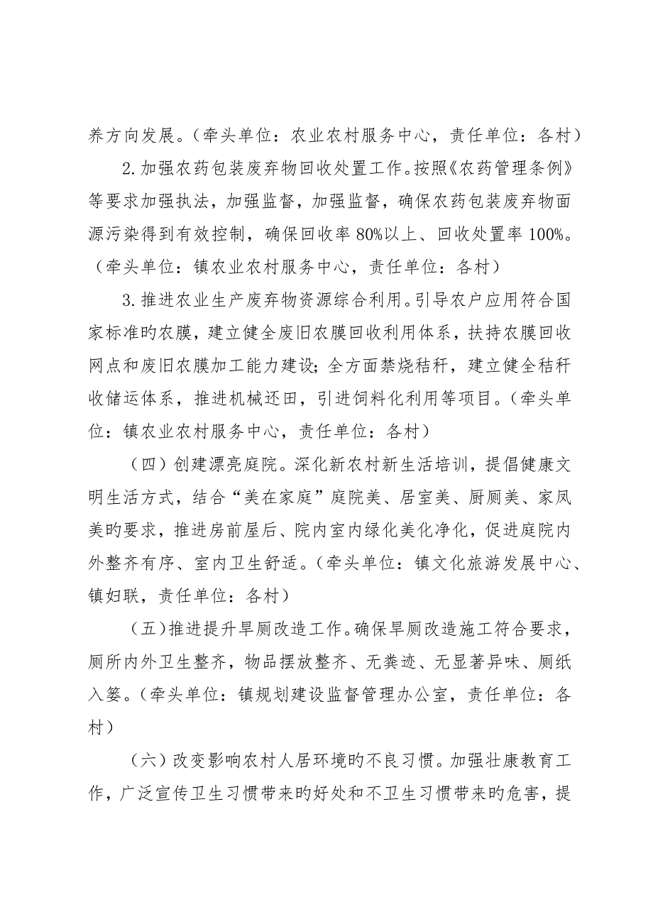 农村人居环境整治集中攻坚行动实施方案_第4页