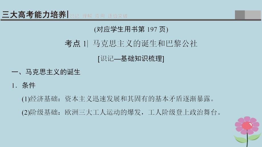 （通史通用）高考历史一轮总复习 第3部分 世界古代近代史 第8单元 第24讲 科学社会主义理论和近代民主政治的扩展课件_第3页