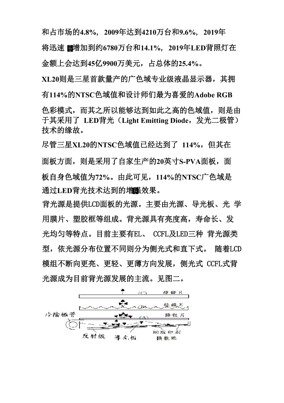 LED液晶显示器背光源网上文献word资料8页_第4页