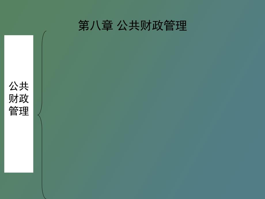 公共财政管理_第1页