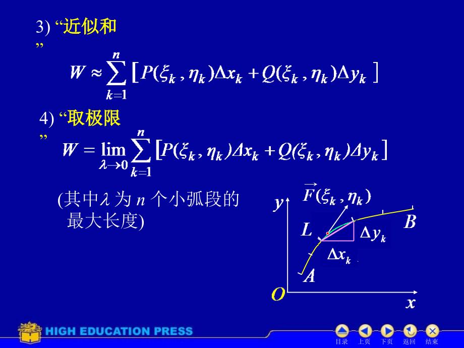 高数同济六版课件D112对坐标曲线积分_第4页