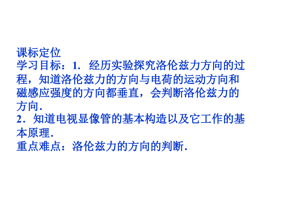 洛伦兹力初探ppt课件_第2页