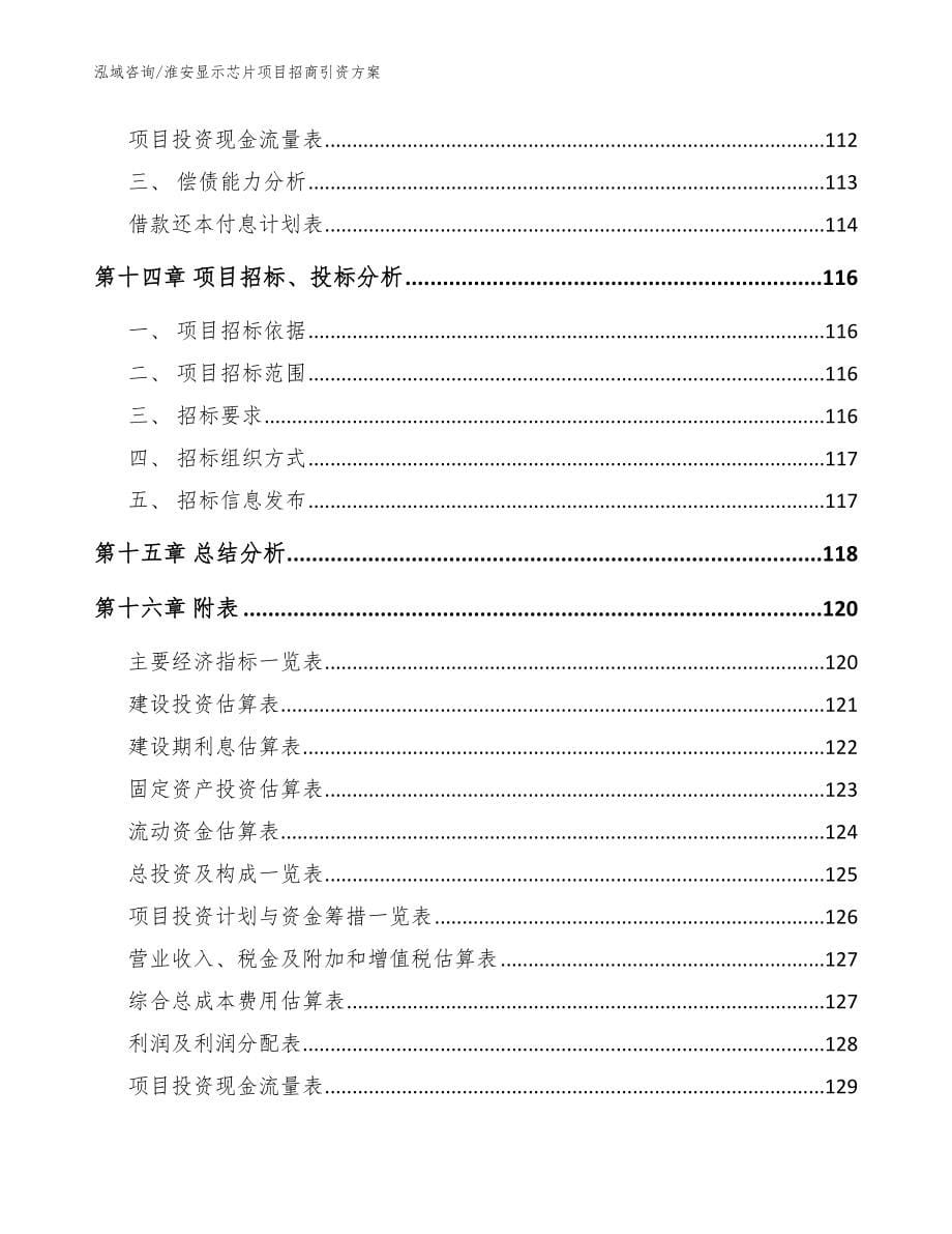 淮安显示芯片项目招商引资方案【范文】_第5页