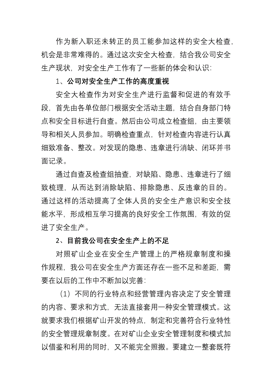 安全检查心得体会_第2页