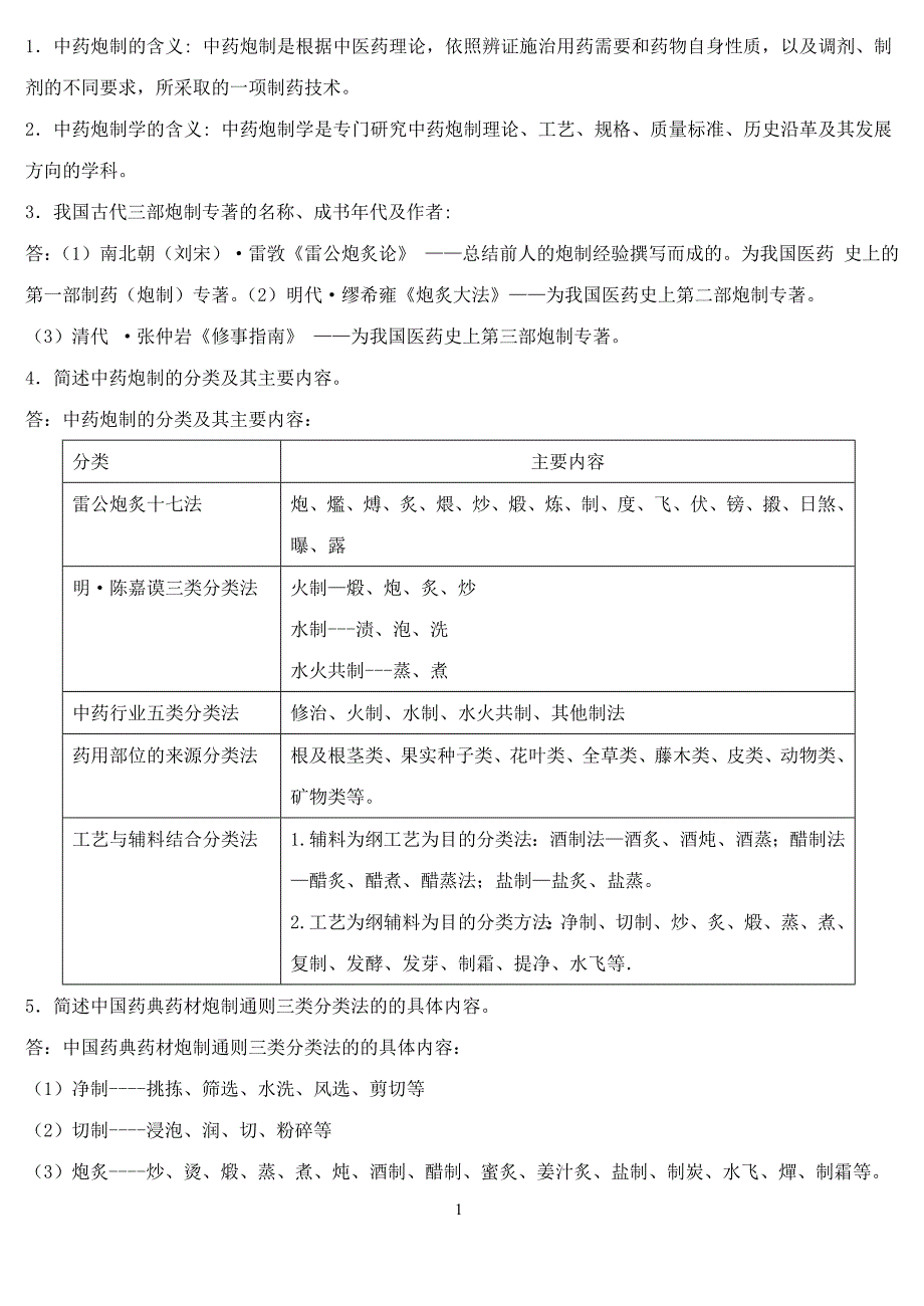 中药炮制学复习资料.doc_第1页