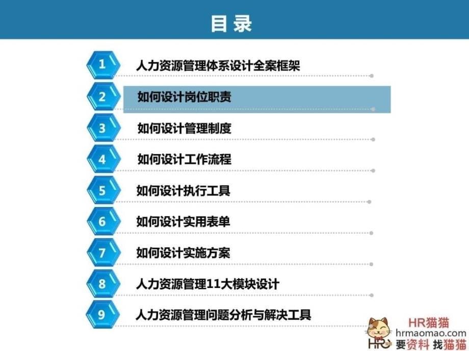 全套人力资源管理体系设计案(极具指导性)HR猫猫_第5页