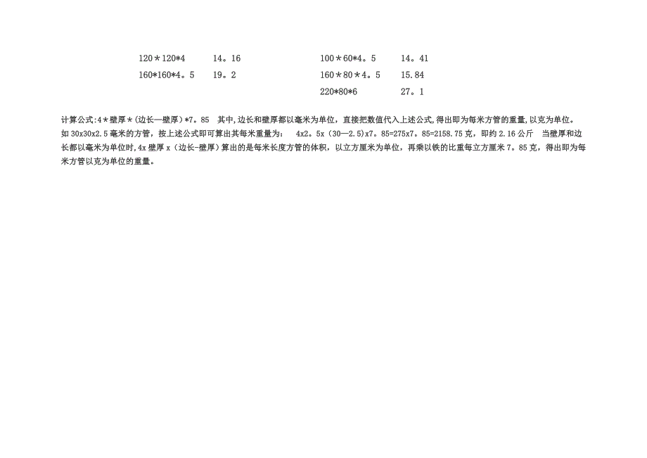 方管理论重量表、计算公式90561试卷教案.doc_第2页