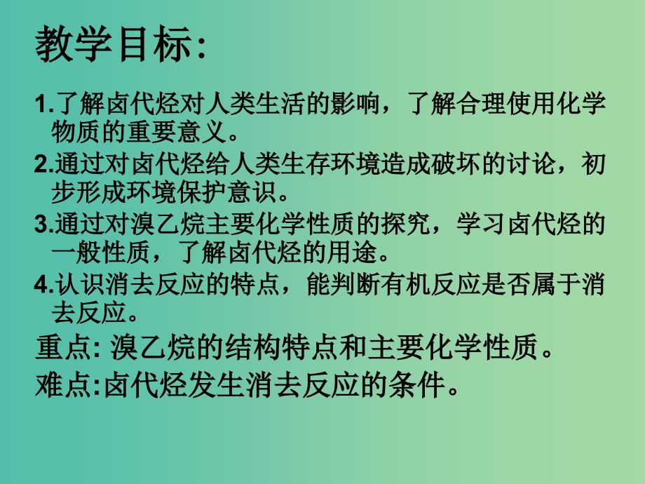 高中化学 4.1 卤代烃课件2 苏教版选修5.ppt_第2页