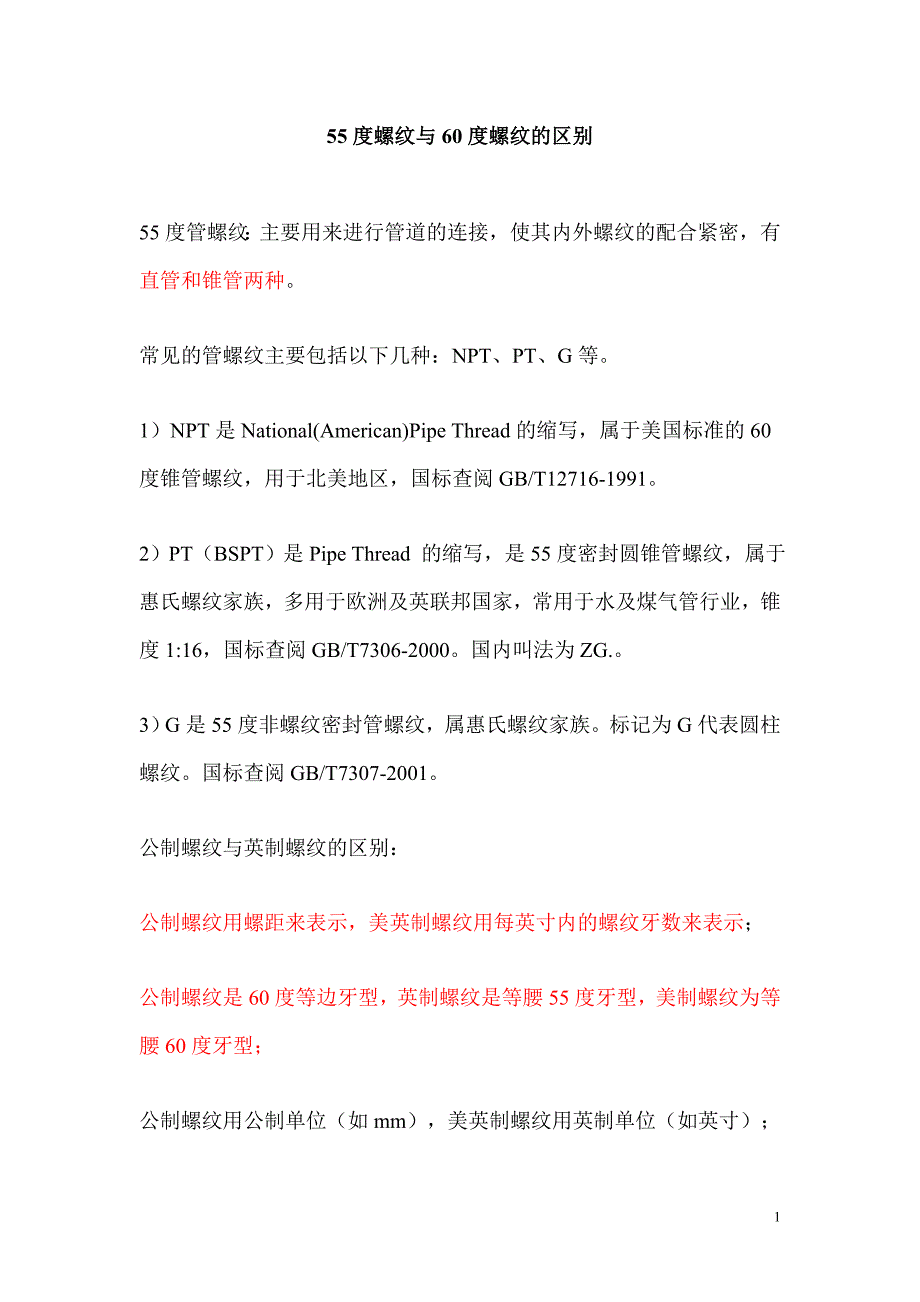 55度螺纹和60度螺纹区别_第1页