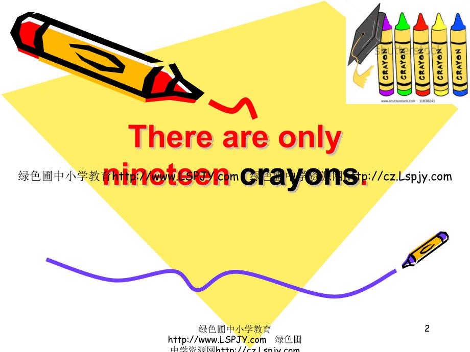 小学英语M5Unit1there-are-only-nineteen-crayons课件_第2页