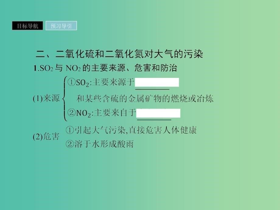 2019年高中化学 第四章 非金属及其化合物 4.3.2 二氧化氮、一氧化氮及酸雨课件 新人教版必修1.ppt_第5页