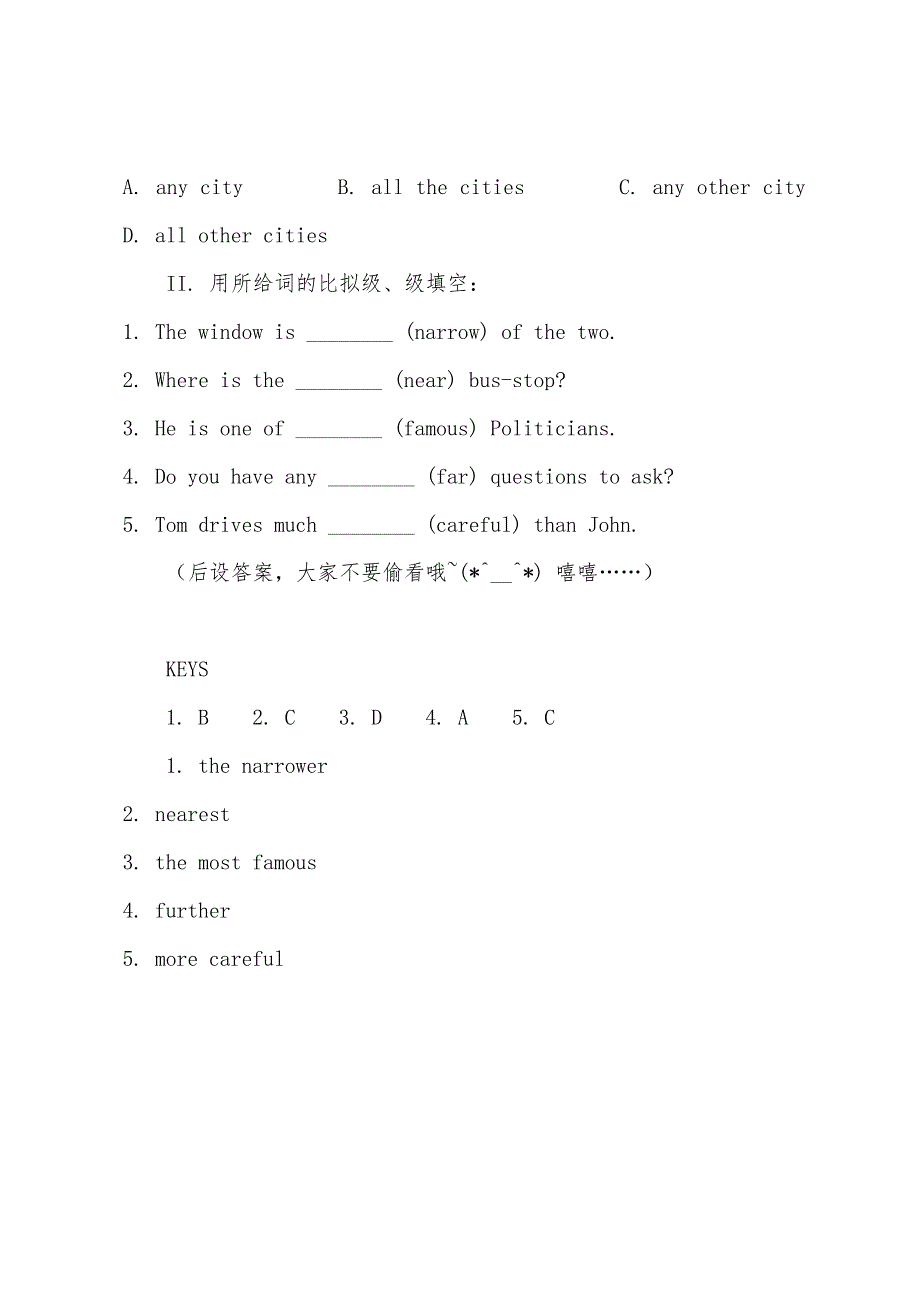 新概念英语第二册语法总结：形容词、副词比较级和级.docx_第4页