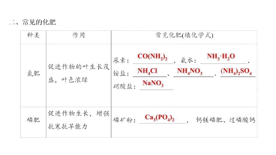 九年级化学下册第11单元盐化肥复习课课件新版新人教版_第5页