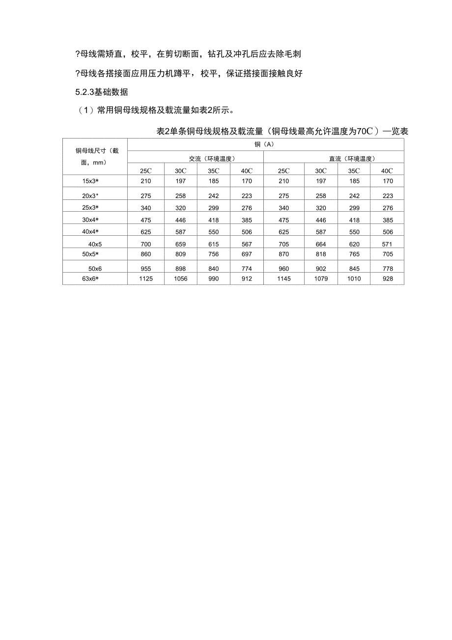 低压配电铜排载流量设计_第5页