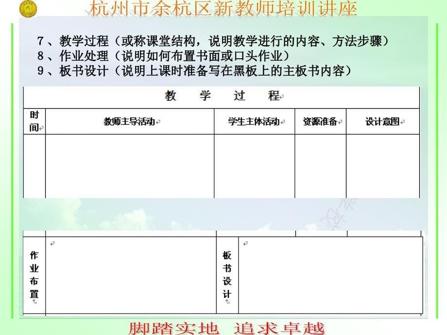 余杭区新教师培训怎样写教案设计_第5页