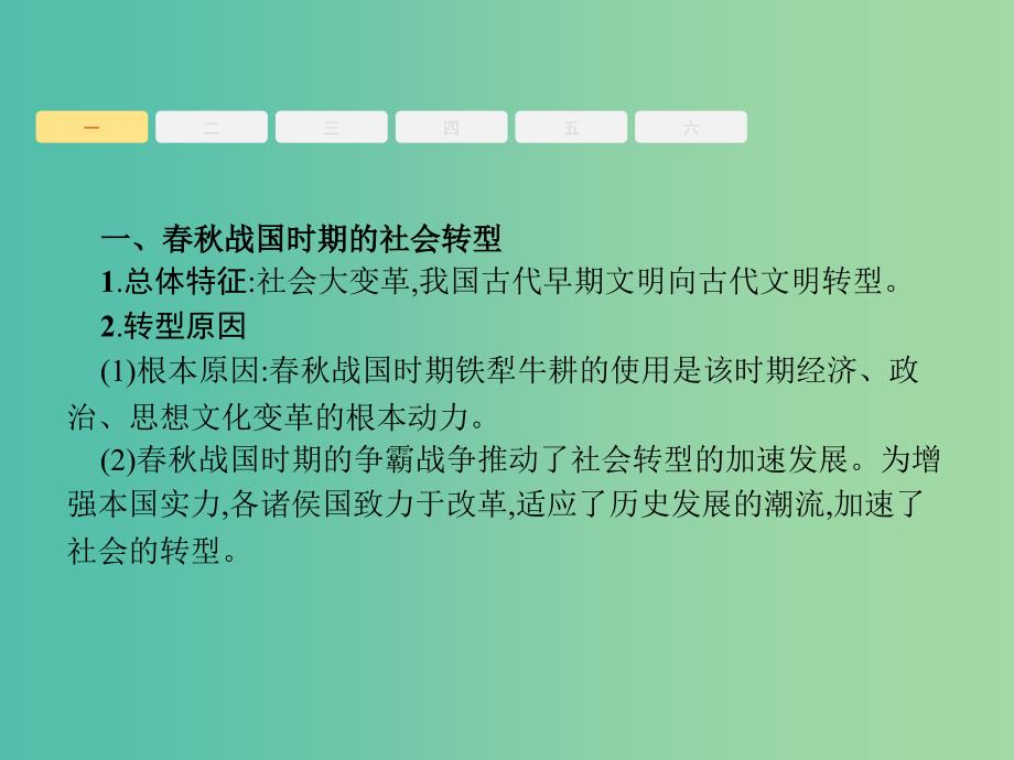 新课标广西2019高考历史二轮复习第三编核心素养再提升素养1唯物史观--社会转型篇课件.ppt_第4页