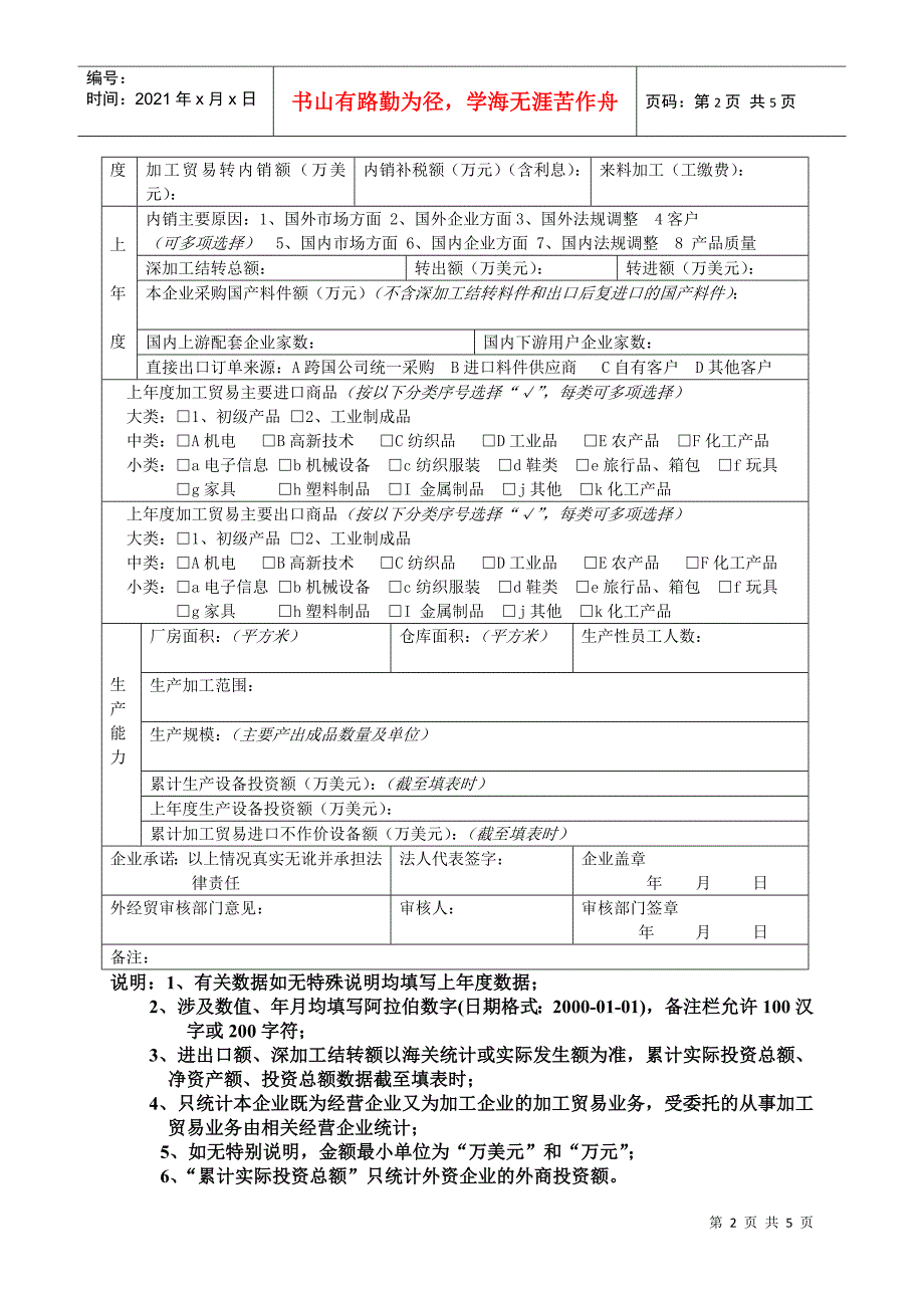 加工贸易企业经营情况及生产能力证明doc-加工贸易企业经_第2页