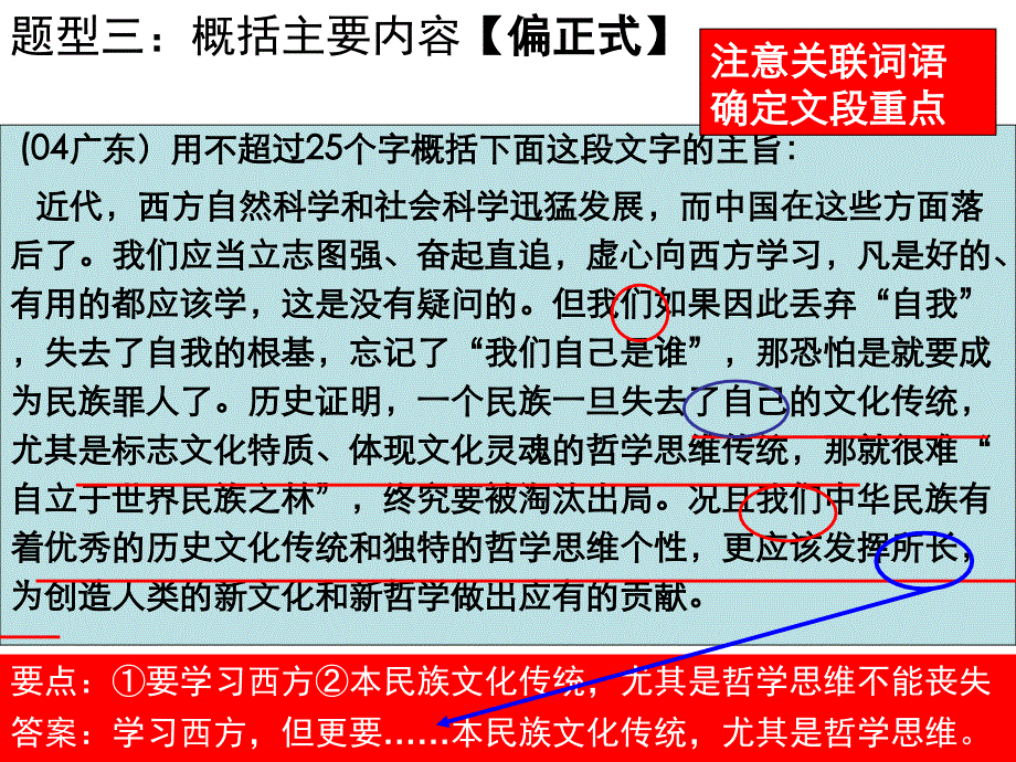 高中语文概括主内容解题方法2ppt课件_第1页