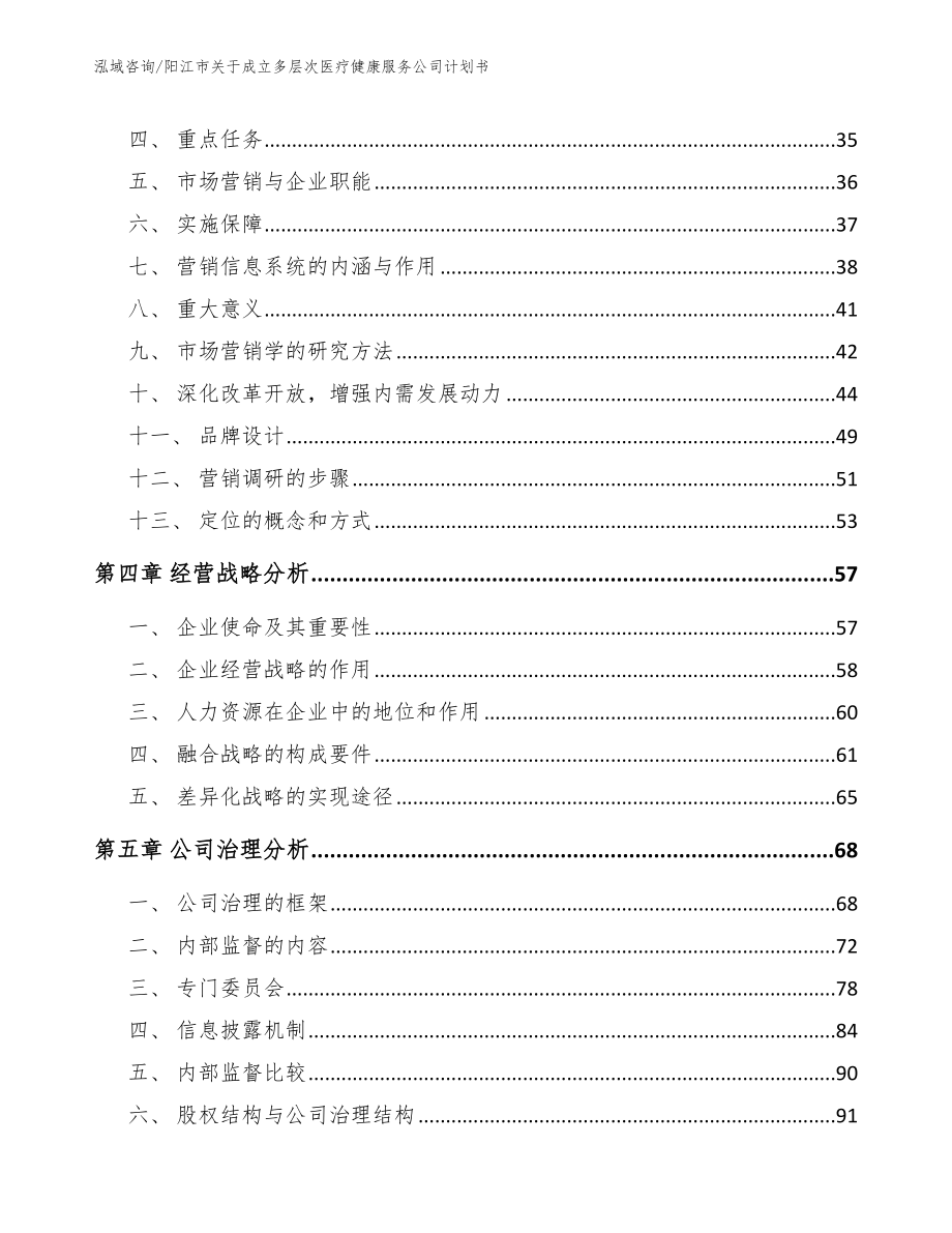 阳江市关于成立多层次医疗健康服务公司计划书_第3页