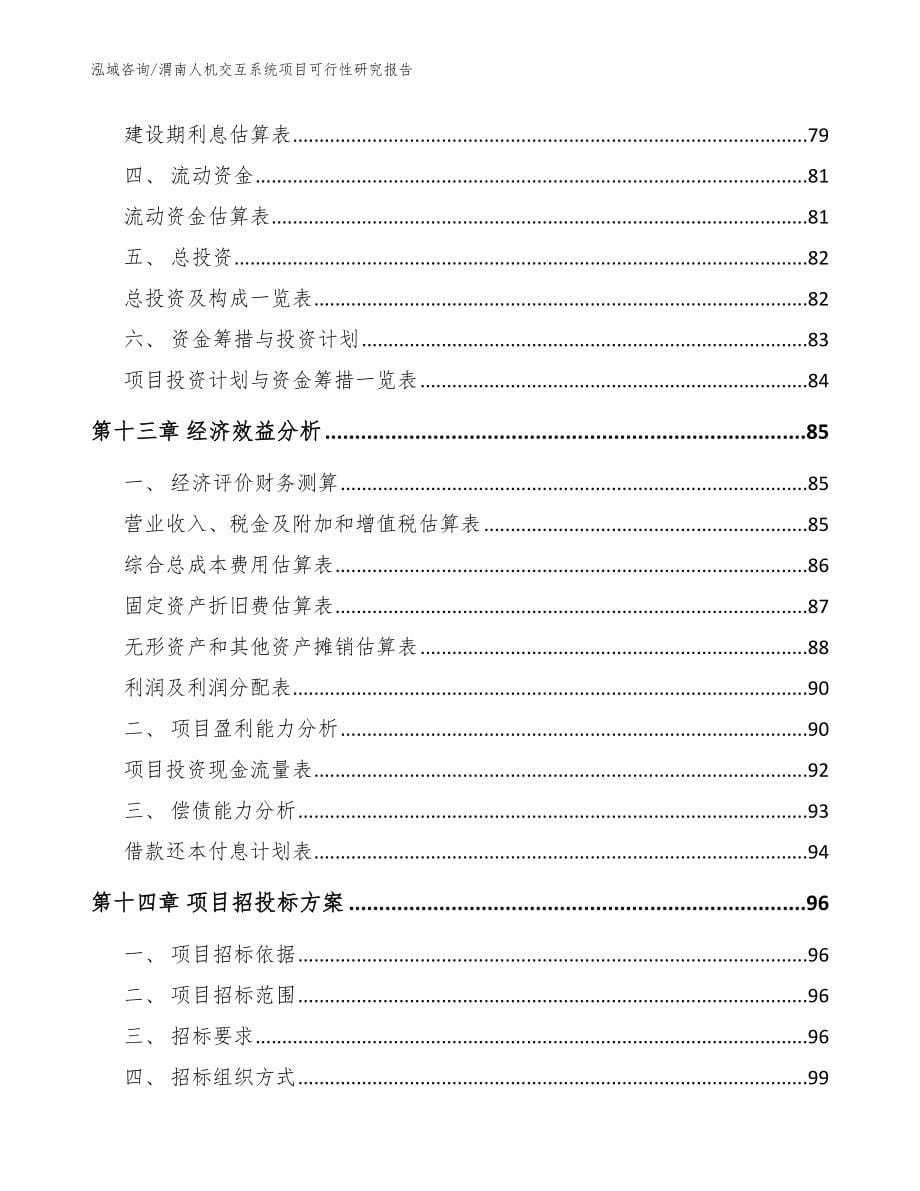 渭南人机交互系统项目可行性研究报告模板范本_第5页