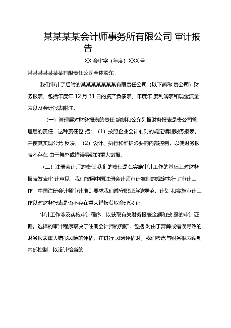 度财务审计报告财务审计报告_第1页