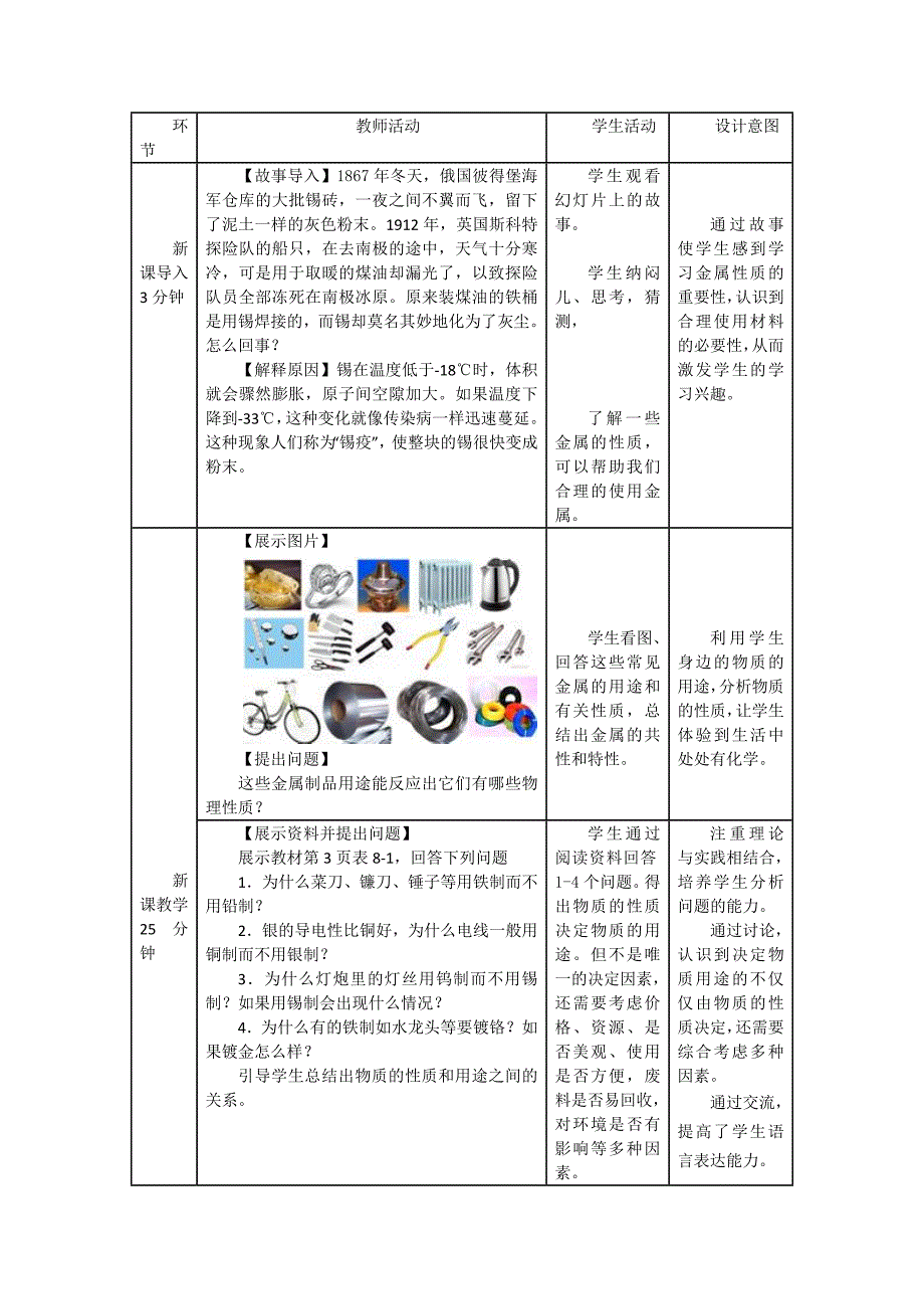 《《金属材料》教学设计.doc_第2页