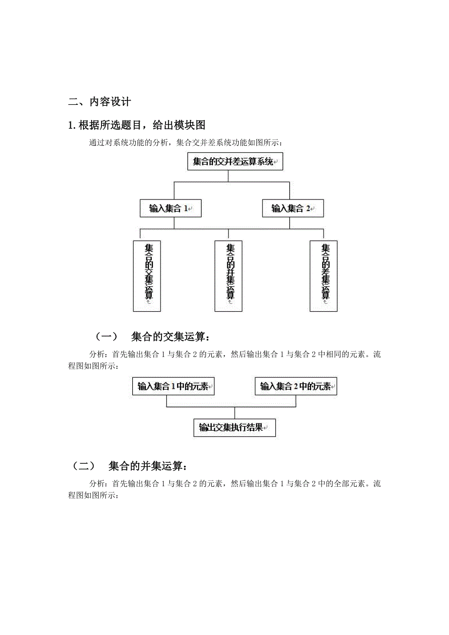 集合的并、交、差集运算的设计_第4页